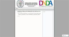 Desktop Screenshot of derechodeautor.wordpress.com