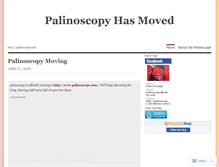 Tablet Screenshot of palinoscopy.wordpress.com