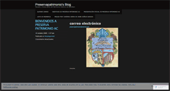 Desktop Screenshot of preservapatrimonio.wordpress.com