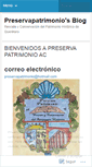 Mobile Screenshot of preservapatrimonio.wordpress.com