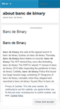 Mobile Screenshot of idfedprdpf.aboutbancdebinary.wordpress.com