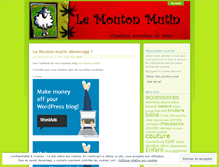 Tablet Screenshot of lemoutonmutin.wordpress.com