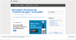 Desktop Screenshot of doctorgreen.wordpress.com