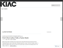 Tablet Screenshot of kiacblog.wordpress.com