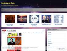 Tablet Screenshot of noticiasdegaia.wordpress.com
