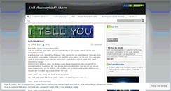 Desktop Screenshot of itelly0u.wordpress.com