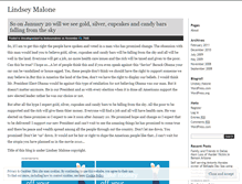 Tablet Screenshot of lindseymalone.wordpress.com