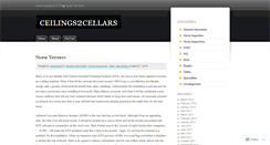 Desktop Screenshot of ceilings2cellars.wordpress.com