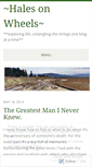 Mobile Screenshot of halesonwheels.wordpress.com