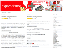 Tablet Screenshot of exporeclamos.wordpress.com