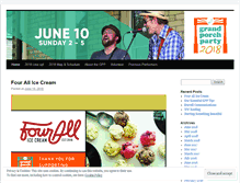 Tablet Screenshot of grandporchparty.wordpress.com