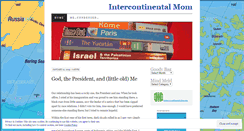 Desktop Screenshot of intercontinentalmom.wordpress.com