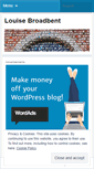 Mobile Screenshot of louisebroadbentfiction.wordpress.com