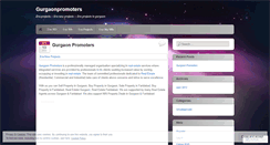 Desktop Screenshot of gurgaonpromotersprojects.wordpress.com