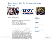 Tablet Screenshot of koreystringerinstitute.wordpress.com