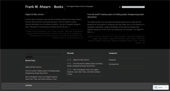 Desktop Screenshot of frankahearn.wordpress.com