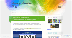 Desktop Screenshot of ohcompnetworks.wordpress.com