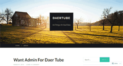 Desktop Screenshot of daertube.wordpress.com