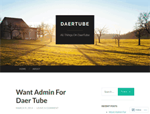 Tablet Screenshot of daertube.wordpress.com