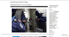 Desktop Screenshot of expofotoperiodismo.wordpress.com