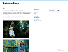 Tablet Screenshot of bulanowska.wordpress.com