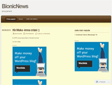 Tablet Screenshot of bionicnews.wordpress.com