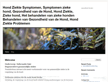 Tablet Screenshot of gezondheidhonden.wordpress.com