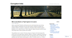 Desktop Screenshot of corruptionindia.wordpress.com