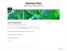 Tablet Screenshot of nouveauparis.wordpress.com