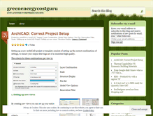 Tablet Screenshot of greenenergycostguru.wordpress.com