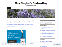 Tablet Screenshot of mslaughterteach.wordpress.com