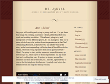 Tablet Screenshot of drj3kyll.wordpress.com
