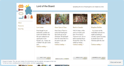 Desktop Screenshot of lordoftheboard.wordpress.com