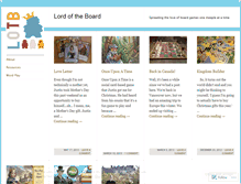 Tablet Screenshot of lordoftheboard.wordpress.com