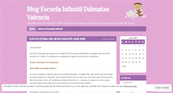 Desktop Screenshot of escuelainfantildalmatas.wordpress.com