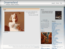 Tablet Screenshot of dreamerland.wordpress.com