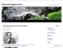 Tablet Screenshot of financemanagerreview.wordpress.com