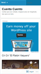 Mobile Screenshot of cuentacuento.wordpress.com