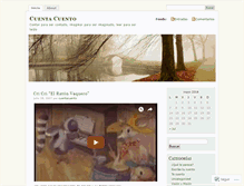 Tablet Screenshot of cuentacuento.wordpress.com