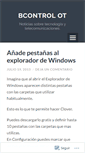 Mobile Screenshot of bcontrolot.wordpress.com