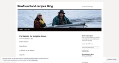 Desktop Screenshot of newfoundlandrecipes.wordpress.com