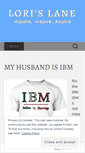 Mobile Screenshot of loreezlane.wordpress.com