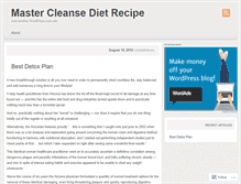 Tablet Screenshot of detoxdietplan555.wordpress.com