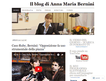 Tablet Screenshot of annamariabernini.wordpress.com