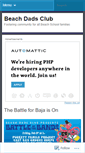 Mobile Screenshot of beachdads.wordpress.com