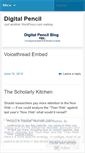 Mobile Screenshot of digitalpencil.wordpress.com