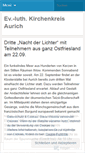 Mobile Screenshot of kirchenkreisaurich.wordpress.com