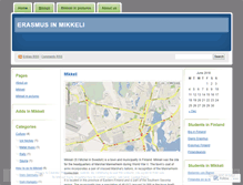 Tablet Screenshot of erasmusmikkeli.wordpress.com