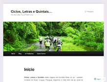 Tablet Screenshot of ciclosletrasequintais.wordpress.com