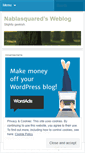 Mobile Screenshot of nablasquared.wordpress.com